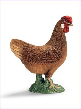 Schleich Hen 13646 Farm Animal Figurine New w/Tag Add-On Item